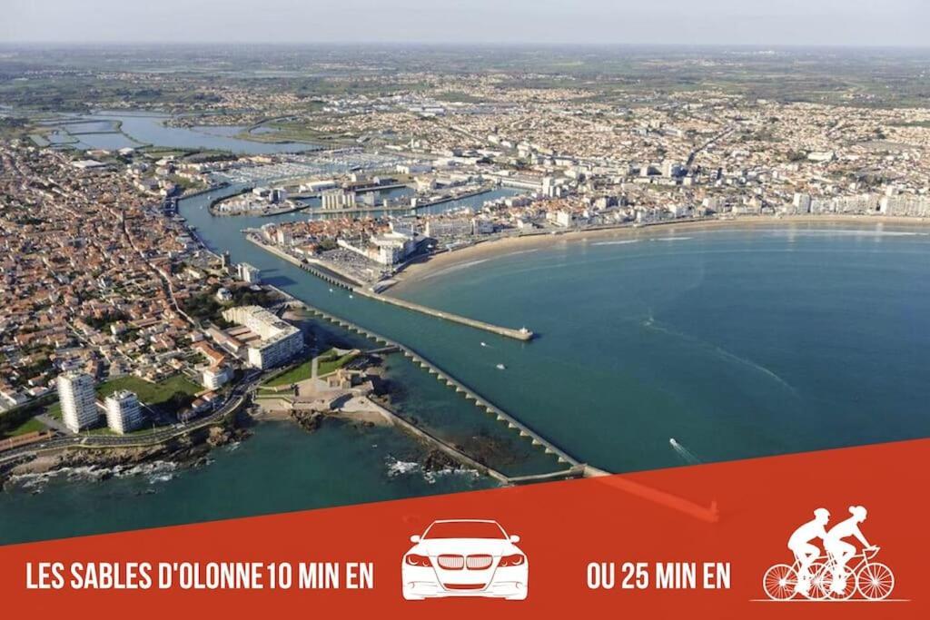"L'Harmonie" Appartement Cosy 4 Personnes, Vue Golf, Wifi Gratuit Talmont-Saint-Hilaire Exteriör bild